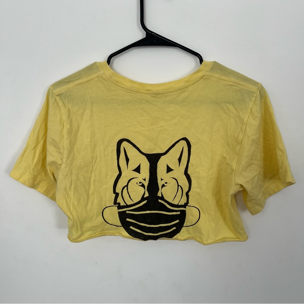 DROPOUT GRAPHIC TEE CROPPED